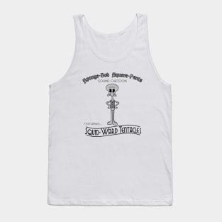 Vintage Squidward 3 Tank Top